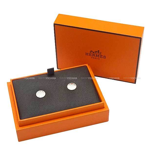 2020年春夏 HERMES エルメス ピアス ロゴ エクスリブリス TPM