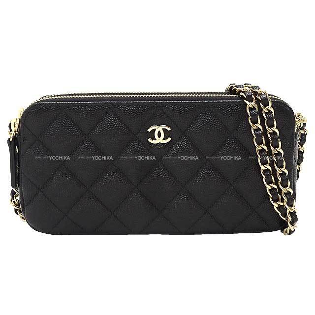 CHANEL シャネル ショルダーバッグ マトラッセ ジップ チェーン  