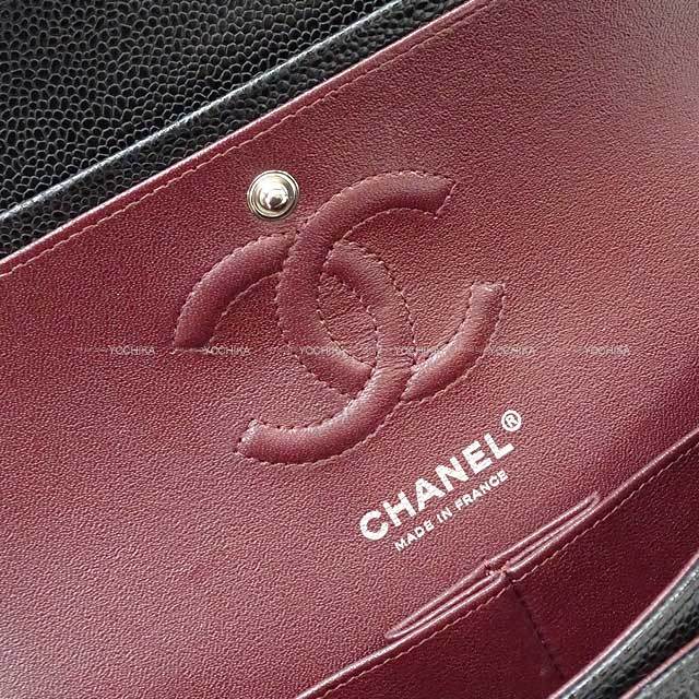 CHANEL シャネル ショルダーバッグ マトラッセ 23 Wフラップ 黒