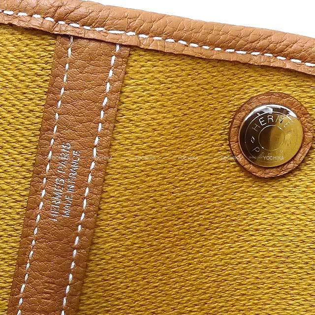 希少！【HERMES】ガーデンパーティー 36 トートバッグ ゴールド HERMES エルメス トートバッグ ガーデンパーティ 36 PM