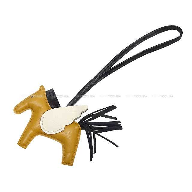 HERMES エルメス バッグチャーム ロデオ ペガサス PM セサミ (セザム  