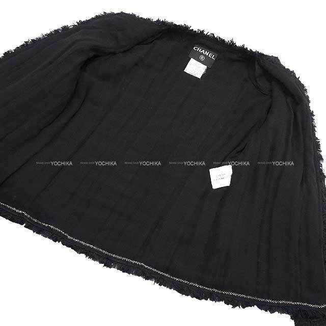 CHANEL ブラック メッシュ ジャケット サイズ36 名古屋】【CHANEL】シャネル 23-24AW デニムジャケット ココ