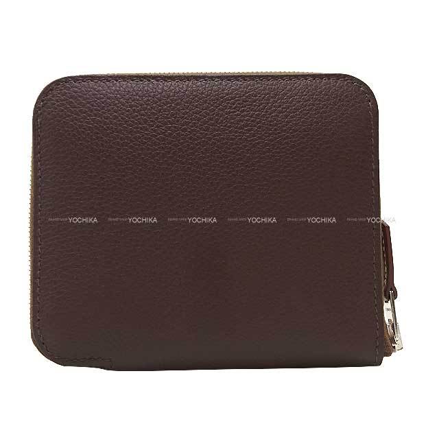 ★正規店購入 HERMES アザップ シルクイン モカ HERMES エルメス 長財布 アザップ シルクイン ロング AZAP SILK