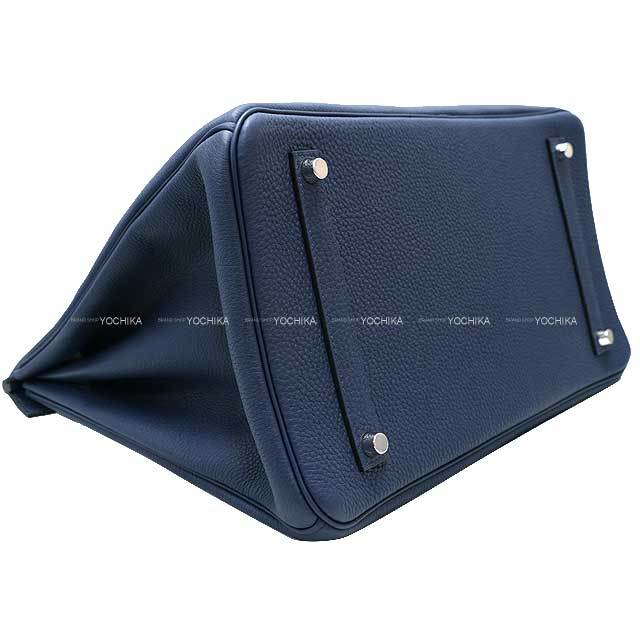 HERMES エルメス ハンドバッグ バーキン35 ブルーネイビー トゴ 