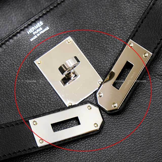 HERMES エルメス ショルダーバッグ ケリー メッセンジャー 24 PM 黒