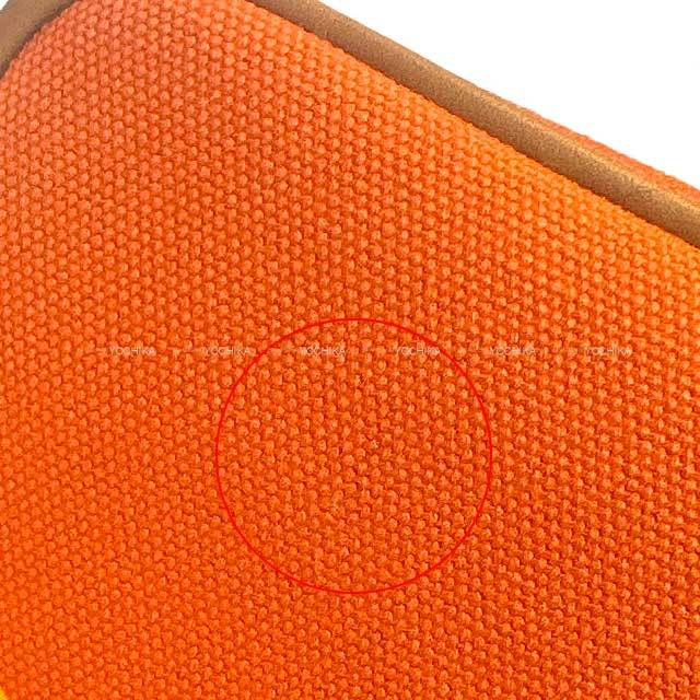 HERMES エルメス ラバー ポーチ オレンジ MM HERMES エルメス ラバー ポーチ オレンジ MM