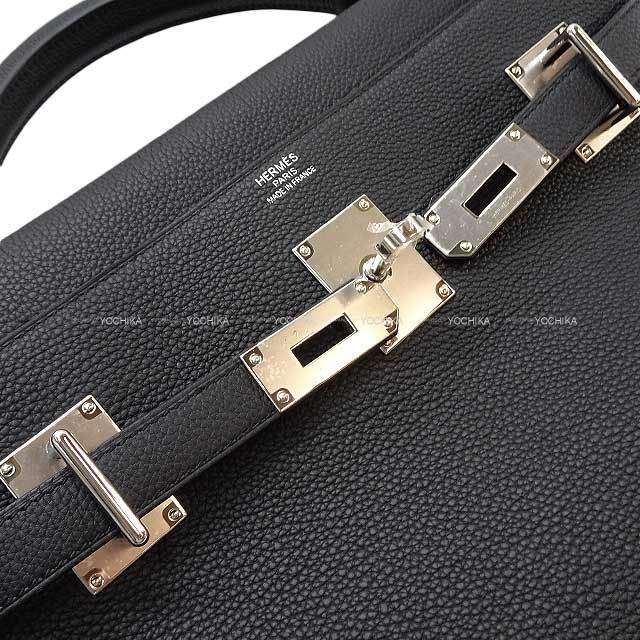 HERMES エルメス ショルダーバッグ マキシ ケリー 42 黒 (ブラック 