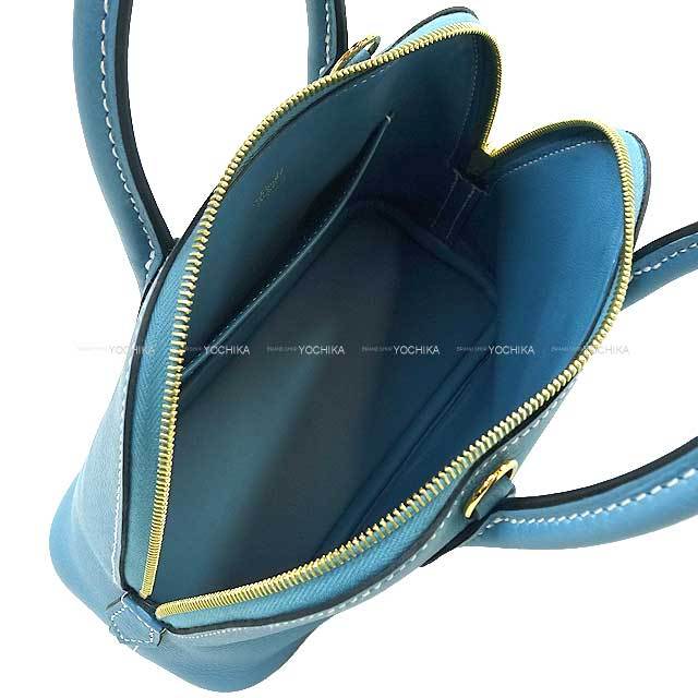 HERMES エルメス ショルダーバッグ ボリード1923 20 ミニ ニューブルー