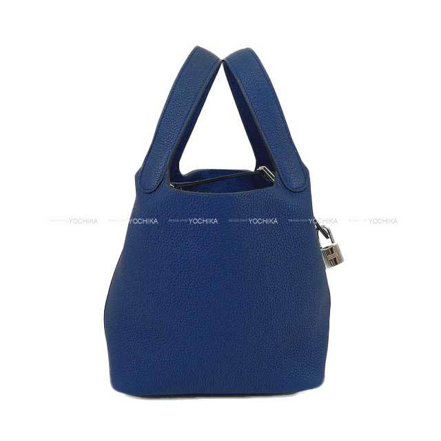 HERMES エルメス ミニバッグ ピコタンロック PM 18 ブルーニュイ ピコタンロックPM ブルーニュイ ノワール ネイビー 紺[] Picotin