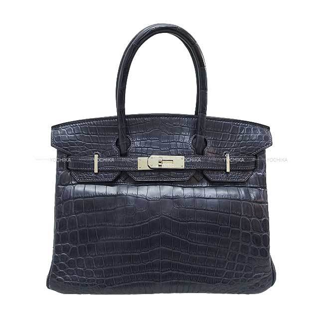 HERMES エルメス ハンドバッグ バーキン30 ブルーインディゴ