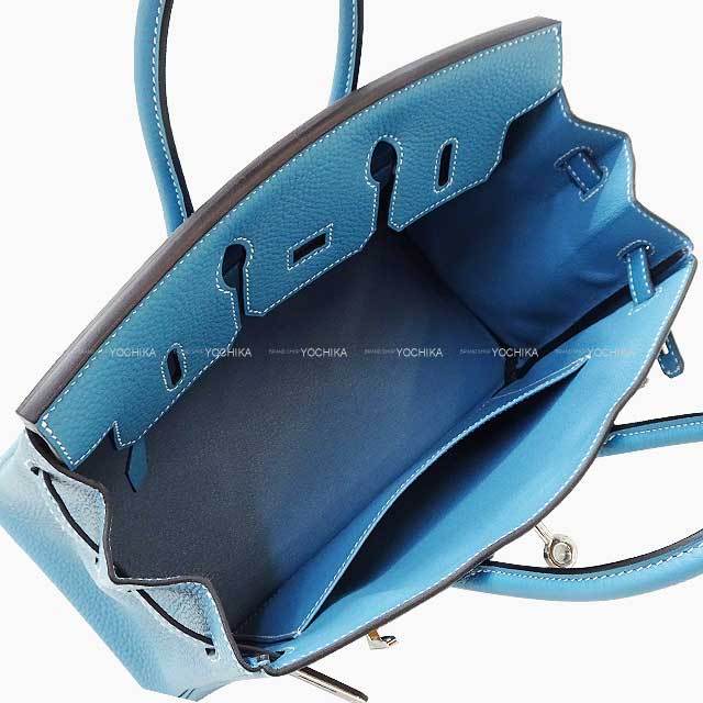HERMES エルメス ハンドバッグ バーキン25 ニューブルージーン トゴ