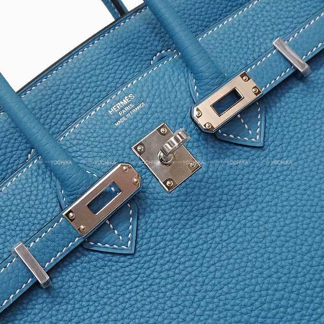 HERMES エルメス べアンスフレ □K刻印 シルバー金具 ブルージーン エルメス 長財布 ベアンスフレ ブルーインディゴ/シルバー金具