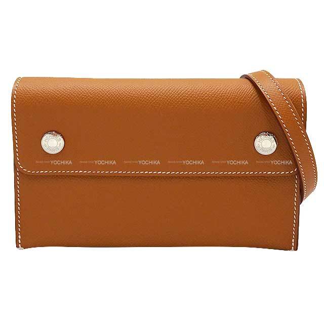 HERMES エルメス 長財布 エルメスナップ トゥーゴー ゴールド エプソン 