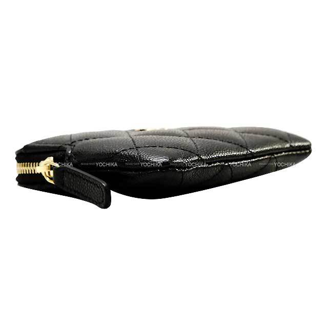 CHANEL シャネル キャビアスキン コインケース ゴールド 中古】シャネル CHANEL ジップコインパース AP3402 コインケース