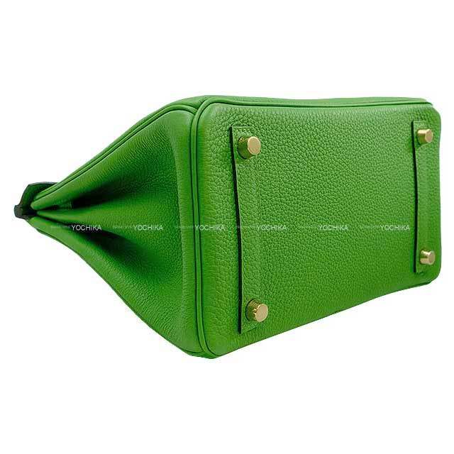HERMES エルメス ハンドバッグ バーキン25 ヴェールユッカ トゴ