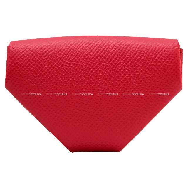 HERMES エルメス ヴァンキャトル A刻印 エプソン レッド コイン