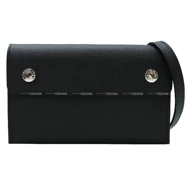 エルメス バスティア コインケース ノワール ブラック ヴォーエプソン  