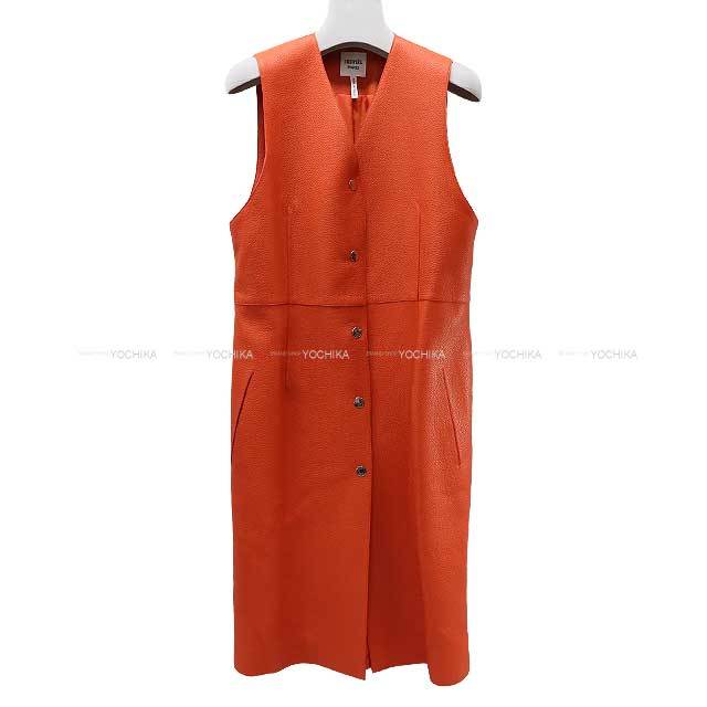 2024年 春夏 新作 HERMES エルメス ベスト レディース ロングジレ  