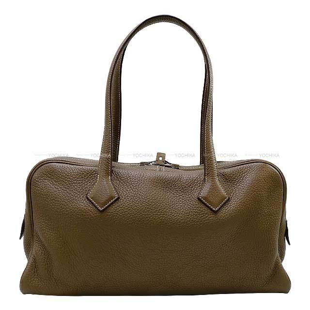 HERMES エルメス ショルダーバッグ ヴィクトリアエラン 38 エトープ  