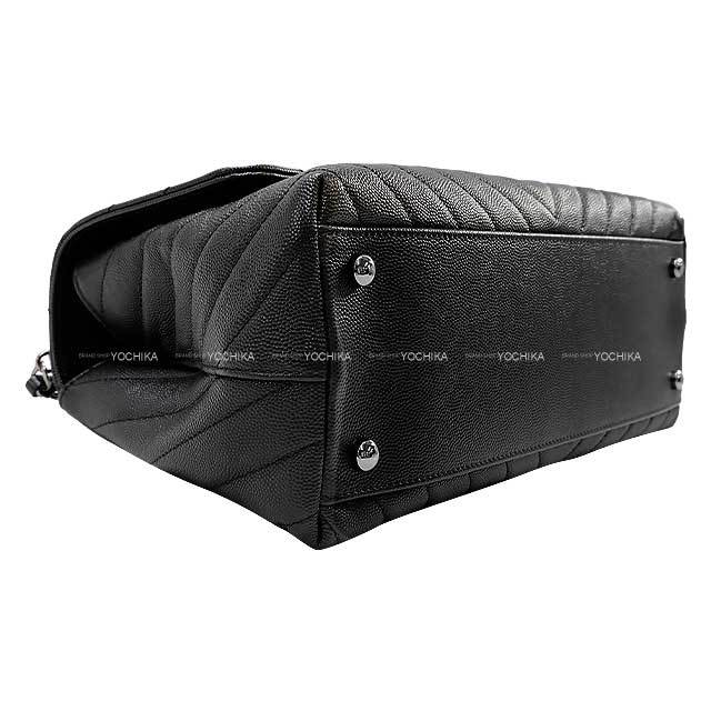 CHANEL シャネル ショルダーバッグ ココハンドル 29 シェヴロン