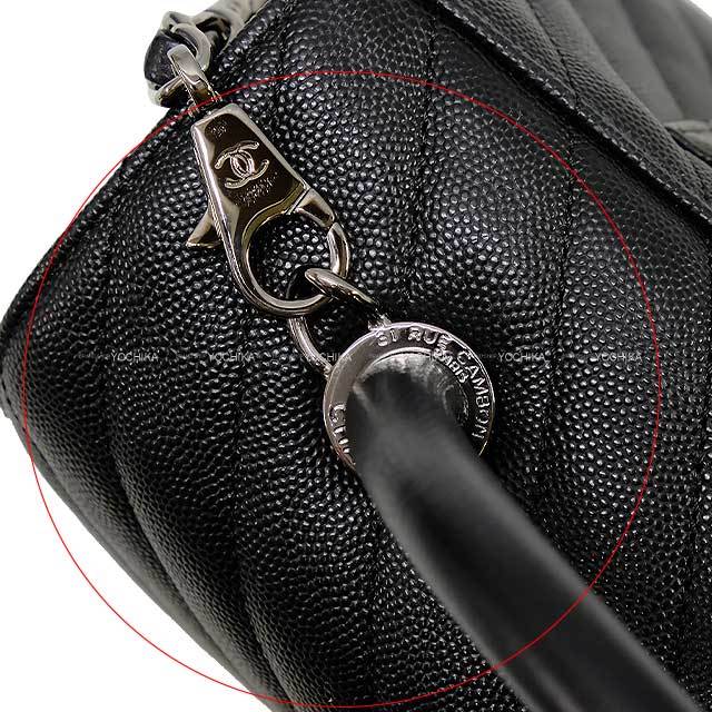 CHANEL シャネル ショルダーバッグ ココハンドル 29 シェヴロン