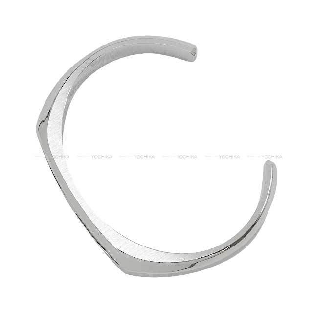 HERMES エルメス ブレスレット デルタ バングル シルバー ステンレス