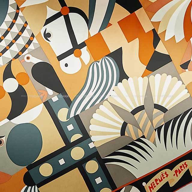 2023年 秋冬 HERMES エルメス スカーフ カレ90 パラード アン