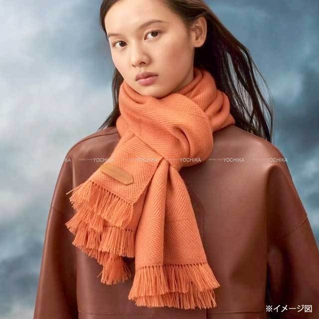2503SW】HERMES エルメス ストール グラン シェブロン ローズ 
