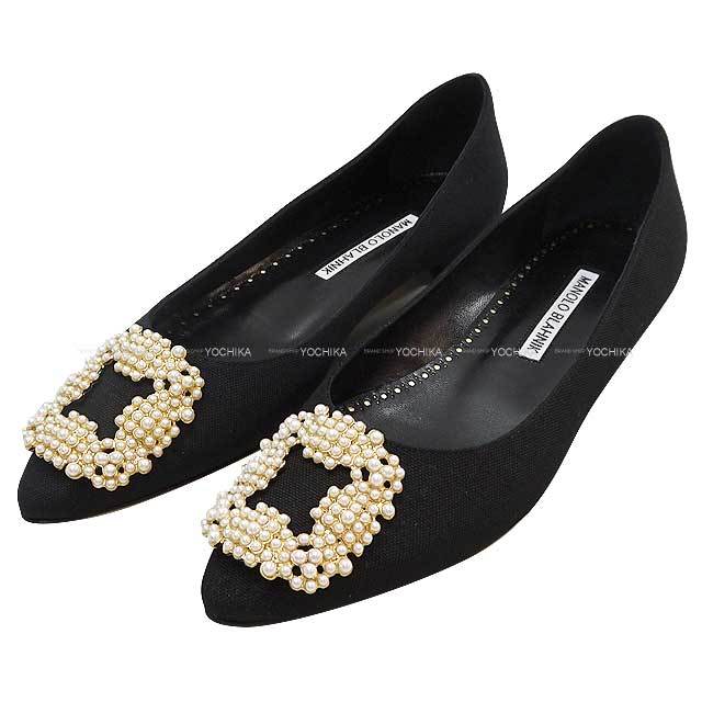 渋谷並木橋店】MANOLO BLAHNIK マノロブラニク パンプス フラット 
