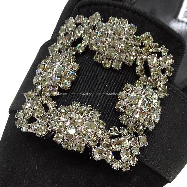 MANOLO BLAHNIK マノロブラニク フラットシューズ ジュエルバックル