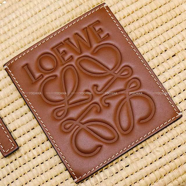 【正規品】 ロエベ LOEWE バスケットラフィア スモール Sサイズ ロエベ | スクエアバスケットバッグスモール | A223099X02