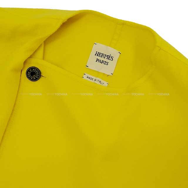 HERMES エルメス ベスト レディース ロング ジレ セリエボタン付