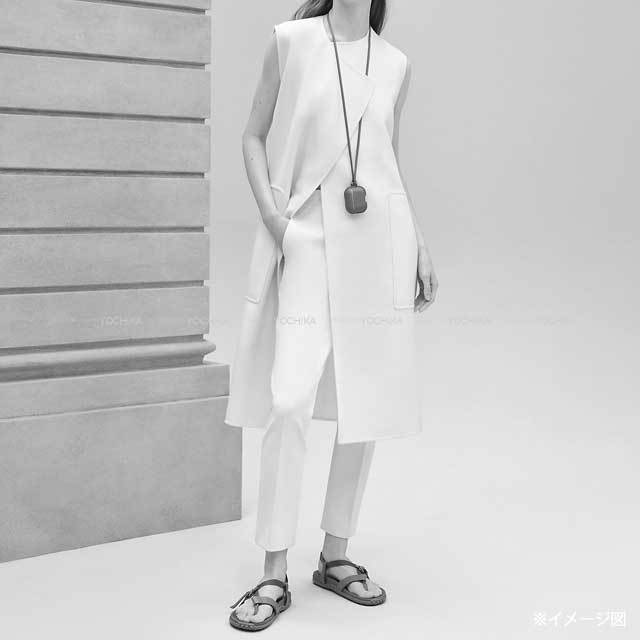 エルメスベスト HERMES（エルメス） ベスト チョッキ ジレ アウター レザー ブラック