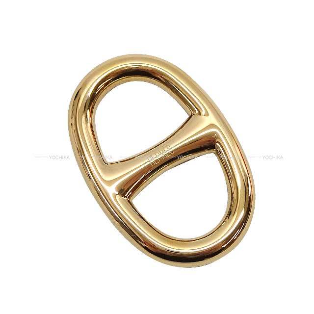 HERMES エルメス スカーフリング シェーヌダンクル 90 パーマブラス  