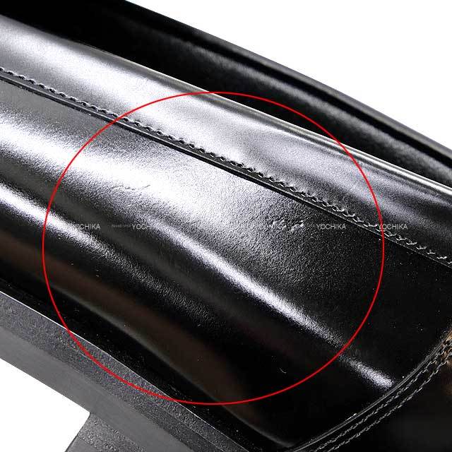 HERMES エルメス ローファー モカシン フォーブル #36 1/2 黒