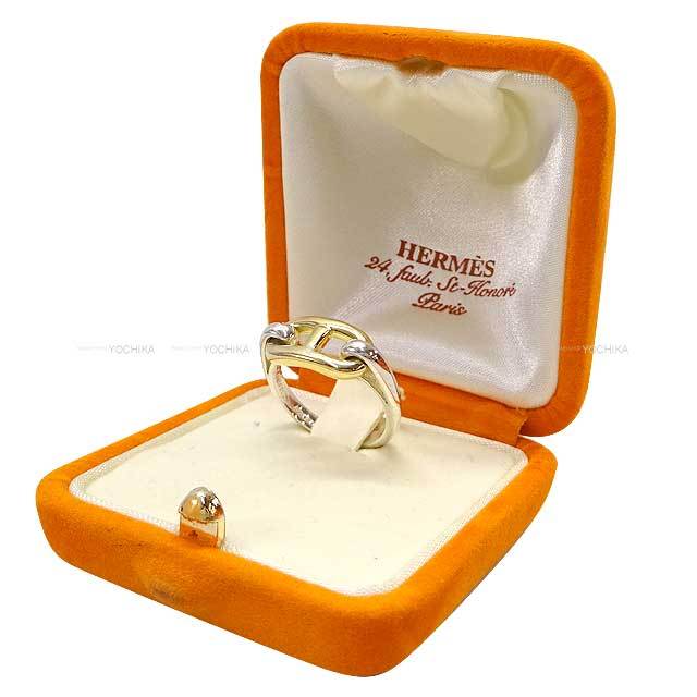 HERMES エルメス リング・指輪 ヴィンテージ シェーヌダンクル コンビ  
