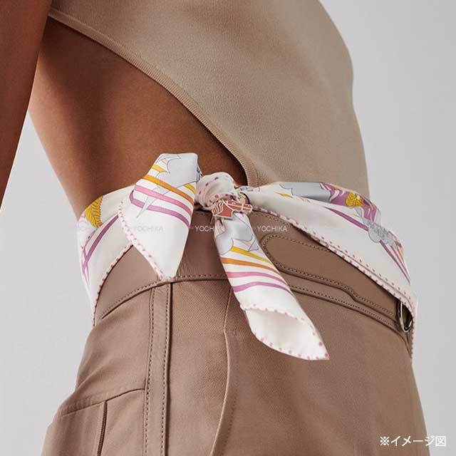 HERMES エルメス スカーフ カレ70 空飛ぶカレ 白 (ホワイト)/マルチ  