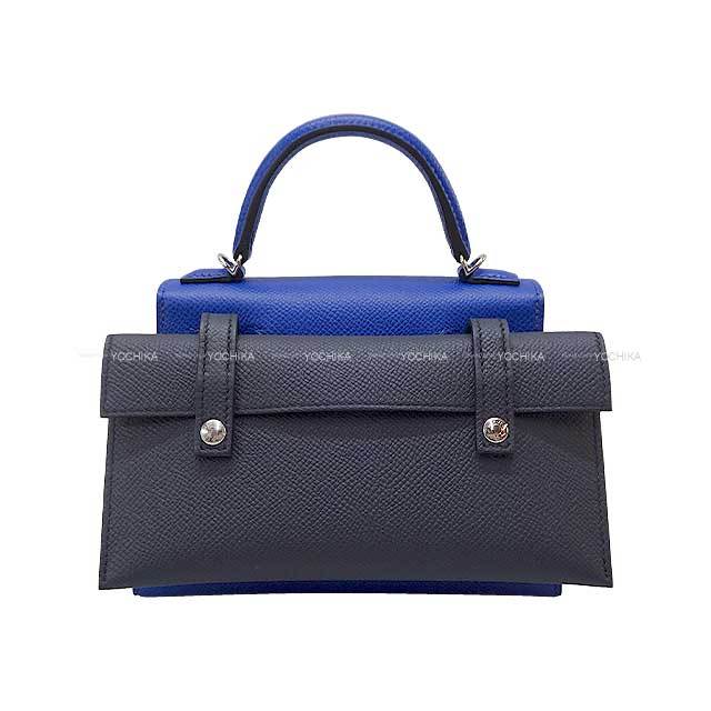 HERMES エルメス ショルダーバッグ ケリードール ピクト ブルー