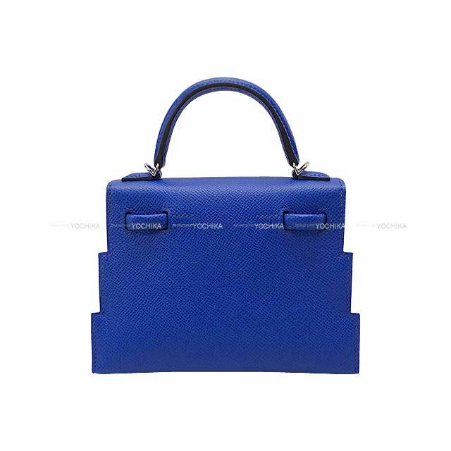HERMES エルメス ショルダーバッグ ケリードール ピクト ブルー