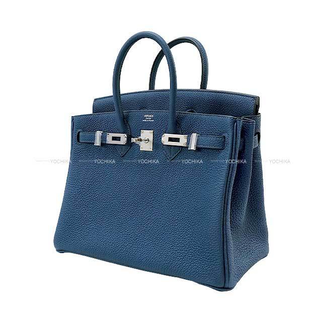 HERMES エルメス ハンドバッグ バーキン25 ブルードプリュス トゴ