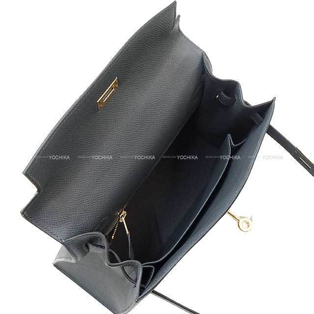 HERMES エルメス ショルダーバッグ ケリー25 外縫い グリミスティ