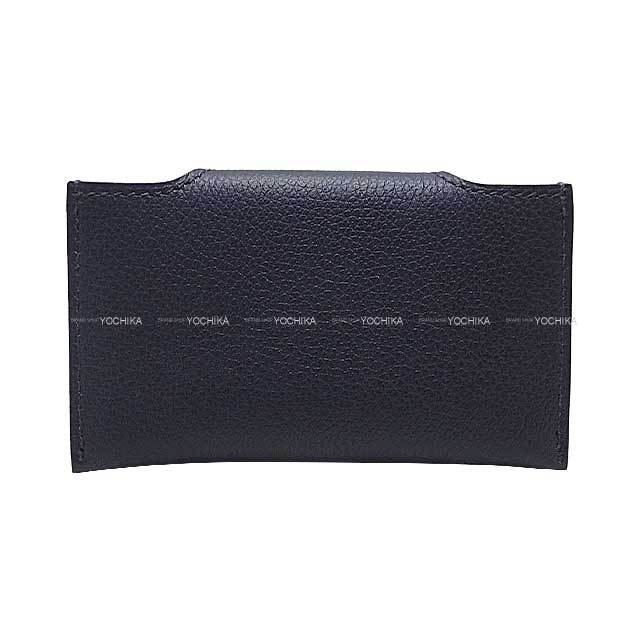 HERMES エルメス カードケース Porte-Car tes イリアード ブルー