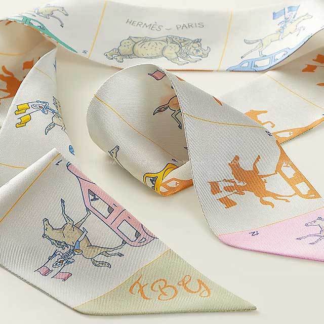 2024年秋冬 HERMES エルメス スカーフ ツイリー エルメス パラード  