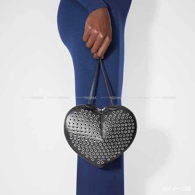 ALAIA アライア ショルダーバッグ Le Coeur ハート スタッズ 黒 