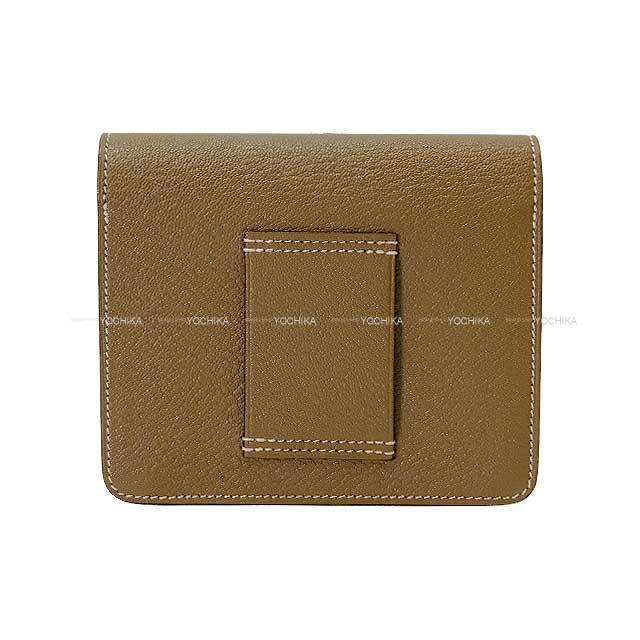 HERMES エルメス 二つ折り財布 ロウリス(ルリ) スリム エトープ  