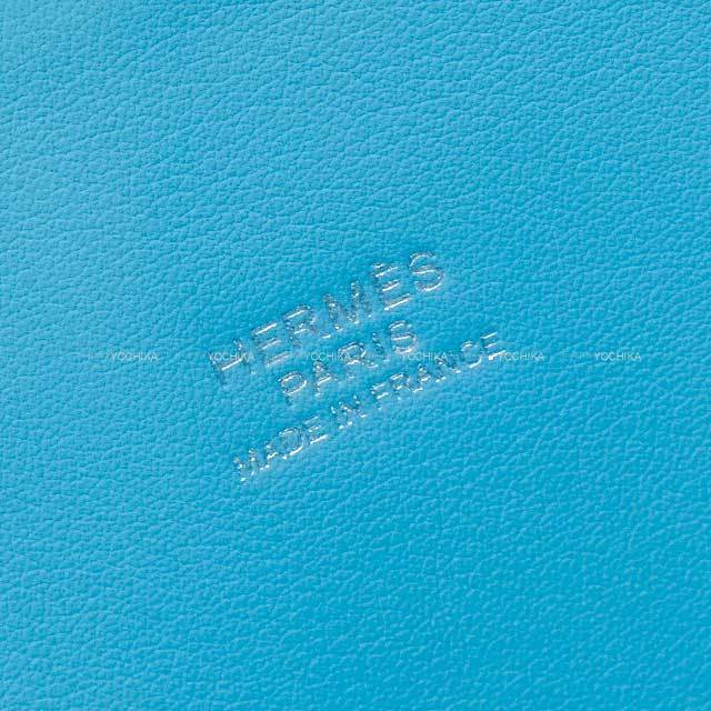 HERMES エルメス ショルダーバッグ ボリード31 ブルーデュノール