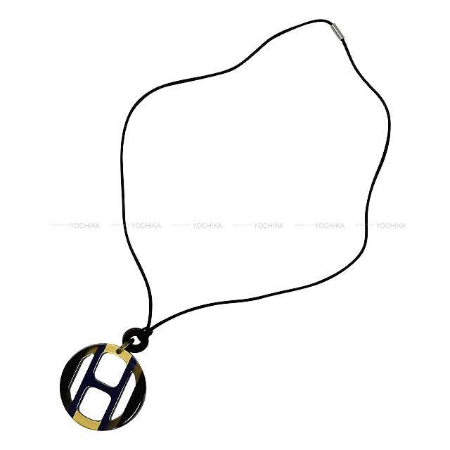 HERMES エルメス ネックレス Hエキップ オルフェーヴル バッファロー  