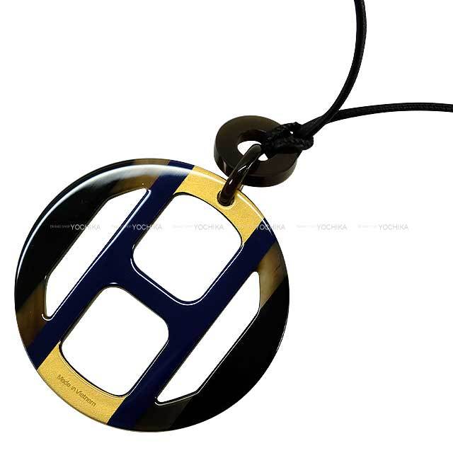HERMES エルメス ネックレス Hエキップ オルフェーヴル バッファロー  