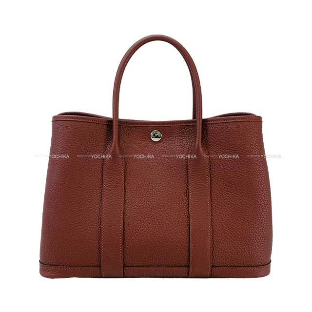 HERMES エルメス トートバッグ ガーデンパーティ 30 TPM ルージュ 