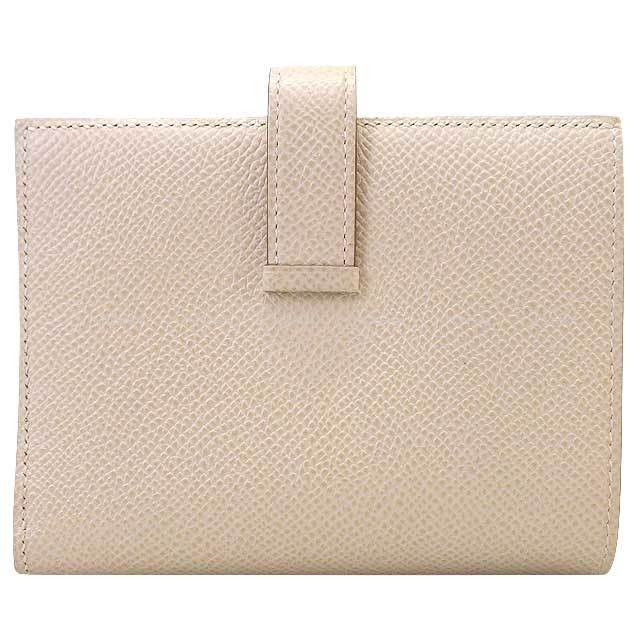 本日限り HERMES ベアンコンパクト バイカラー 折り財布 ミニ財布 美品  